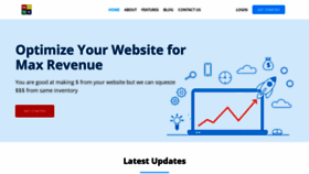 What Mahimeta.com website looked like in 2022 (1 year ago)