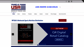 What Musclefoodsusa.com website looked like in 2022 (1 year ago)
