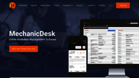 What Mechanicdesk.com.au website looked like in 2022 (1 year ago)