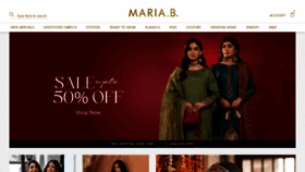 What Mariab.pk website looked like in 2022 (1 year ago)