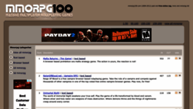 What Mmorpg100.com website looked like in 2022 (2 years ago)