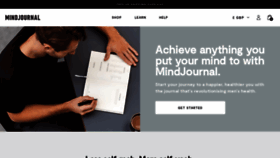 What Mindjournals.com website looked like in 2022 (1 year ago)