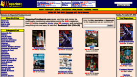 What Magazinepricesearch.com website looked like in 2022 (1 year ago)