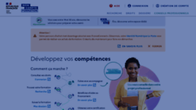 What Moncompteformation.gouv.fr website looked like in 2022 (1 year ago)