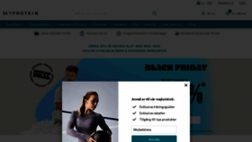 What Myprotein.se website looked like in 2022 (1 year ago)