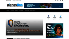 What Menosfios.com website looked like in 2022 (1 year ago)