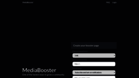 What Mboost.me website looked like in 2022 (1 year ago)