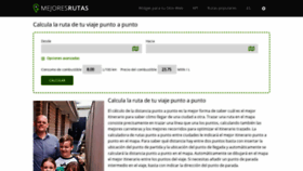 What Mejoresrutas.com website looked like in 2022 (1 year ago)