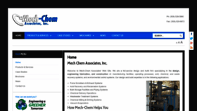 What Mech-chem.com website looked like in 2022 (1 year ago)