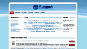 What Mizu-voip.com website looked like in 2022 (1 year ago)