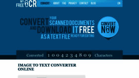 What Myfreeocr.com website looked like in 2022 (1 year ago)