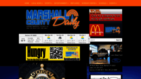 What Marshallcountydaily.com website looked like in 2022 (1 year ago)