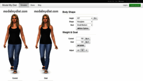 What Myvirtualmodel.com website looked like in 2022 (1 year ago)