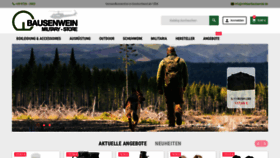 What Militaerbestaende.de website looked like in 2022 (1 year ago)