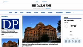 What Mydallaspost.com website looked like in 2022 (1 year ago)