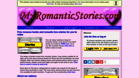 What Myromanticstories.com website looked like in 2022 (1 year ago)