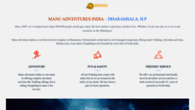 What Manuadventures.in website looked like in 2022 (1 year ago)