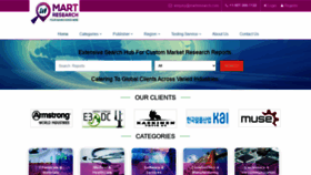 What Martresearch.com website looked like in 2022 (1 year ago)