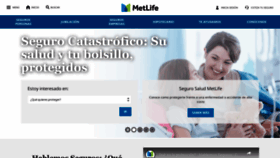 What Metlife.cl website looked like in 2022 (1 year ago)