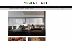 What Mojenterijer.rs website looked like in 2022 (1 year ago)