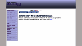 What Mousehuntguide.com website looked like in 2022 (1 year ago)