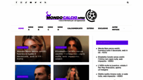 What Mondocalcionews.it website looked like in 2022 (1 year ago)