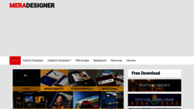 What Meradesigner.com website looked like in 2022 (1 year ago)