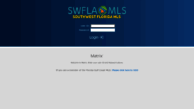 What Matrix.swflamls.com website looked like in 2022 (1 year ago)