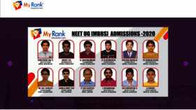 What Myrank.co.in website looked like in 2022 (1 year ago)