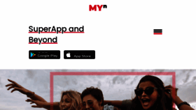 What Myn.global website looked like in 2022 (1 year ago)