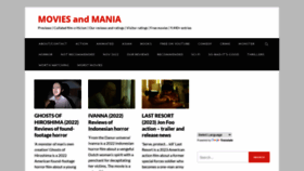 What Moviesandmania.com website looked like in 2022 (1 year ago)