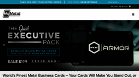 What Mymetalbusinesscard.com website looked like in 2022 (1 year ago)