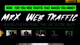 What Mrxpremiumtraffic.com website looked like in 2022 (1 year ago)