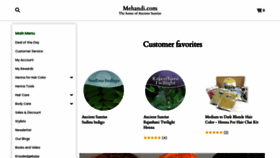 What Mehandi.com website looked like in 2022 (1 year ago)