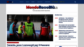 What Mondorossoblu.it website looked like in 2022 (1 year ago)