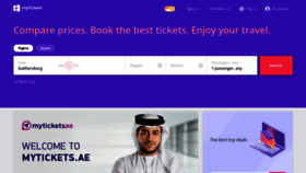 What Mytickets.ae website looked like in 2022 (1 year ago)