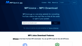 What Mp3juice.me website looked like in 2022 (1 year ago)
