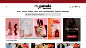 What Myprivateboutique.ch website looked like in 2022 (1 year ago)