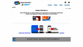 What Municipalidad.com website looked like in 2022 (1 year ago)