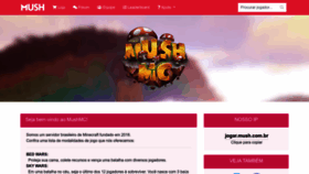 What Mush.com.br website looked like in 2022 (1 year ago)
