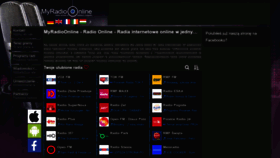 What Myradioonline.pl website looked like in 2022 (1 year ago)