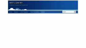 What Mrt.com.my website looked like in 2022 (1 year ago)