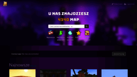 What Minecraftmapy.pl website looked like in 2022 (1 year ago)