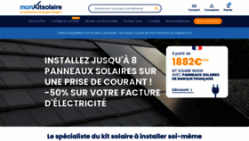 What Monkitsolaire.fr website looked like in 2022 (1 year ago)