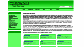 What Mydannyseo.com website looked like in 2022 (1 year ago)
