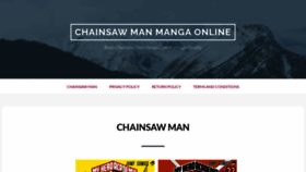 What Manga-chainsawman.com website looked like in 2022 (1 year ago)