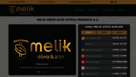 What Melikdoviz.com website looked like in 2022 (1 year ago)