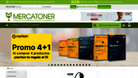 What Mercatoner.es website looked like in 2022 (1 year ago)