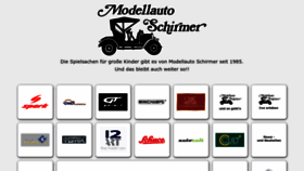 What Modellauto-schirmer.de website looked like in 2022 (1 year ago)