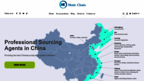 What Maticsourcing.com website looked like in 2022 (1 year ago)